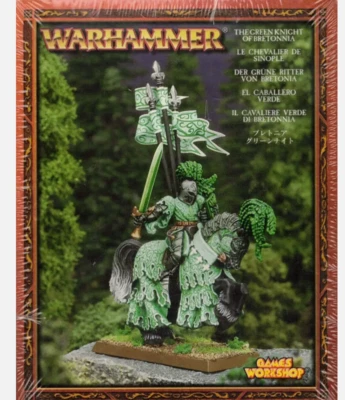 Warhammer TOW El Caballero Verde Reino de Bretonia Viejo Mundo Nuevo Caja Negra Foto 1 de 2