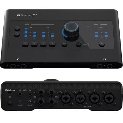 PRESONUS QUANTUM ES4 Desktop 4x4 USB-C Audio Interface with Software - Image 1 of 4