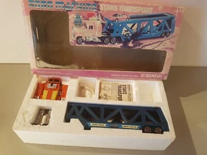 No tin toy 1985 Die cast metal Transformers BANDAI-Singapore ROBOMACHINE TRUCK. - Foto 1 di 9