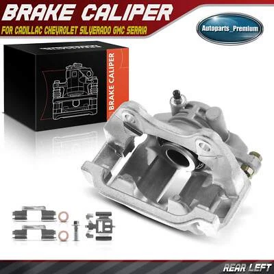 Rear Left Brake Caliper with Bracket for Chevy Silverado GMC Sierra 1500 DeVille - Image 1 of 4