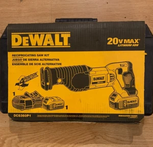 Kit de sierra recíproca DEWALT DCS380P1 20V MAX - negro/amarillo - Imagen 1 de 3
