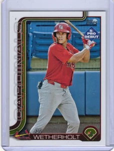 Debut Topps Pro 2025 - JJ Wetherholt #PD-94 - Imagen 1 de 2