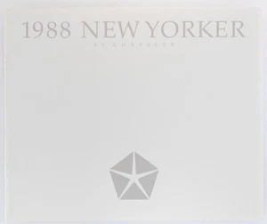 Chrysler New Yorker 1988 folleto de ventas de concesionarios nuevo en stock Fifth Avenue Newport catálogo - Imagen 1 de 4