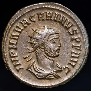 *Lucernae* Carinus Antoninianus CLEMENTIA TEMP. XXI / B Cyzicus 284 A.D. - Picture 1 of 3