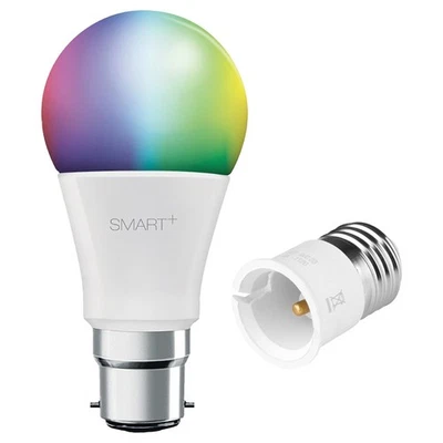 LED Smart+ Birne 9W = 60W matt RGBW 2700-6500K Dimmbar App ZigBee E27 auf B22 - Bild 1 von 4