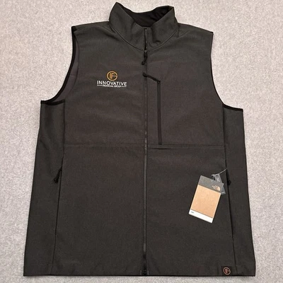 NEW The North Face Apex Bionic 3 Vest Men's Large Gray Heather Windwall DWR Zip - Image 1 of 4