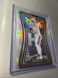 2024 Panini Select Drake Maye Suite Level Silver Holo Prizm Rookie RC - Bild 1 von 2