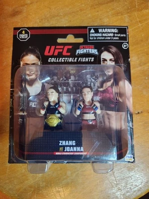PMI UFC 248 Collectible Fights Octagon Fighters  3 Inch Zhang Vs Joanna - Image 1 of 2