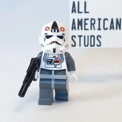 LEGO Star Wars AT AT Driver Minifigure Red Imperial Logo Type 2 Helmet 8129 8084 - Image 1 of 4