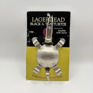 Lagerhead Black & Tan Turtle w/Snapper Bottle Opener for Layering Beer New - Picture 1 of 5
