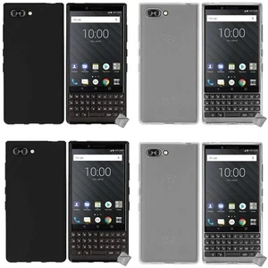 Für Blackberry Key2 LE Hülle Case Cover Silikon Dünn Gel + Displayfolie - Bild 1 von 2