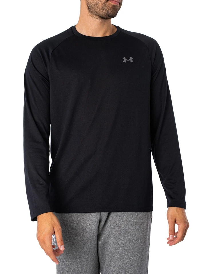 Under Armour 1328496001xl Tech 2.0 Long Sleeve Shirt Black XL