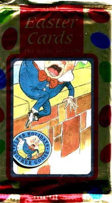 Tarjetas de Pascua 1995 Edición Estreno Tarjetas Coleccionables Booster Pack Madre Ganso Arte Foto 1 de 3