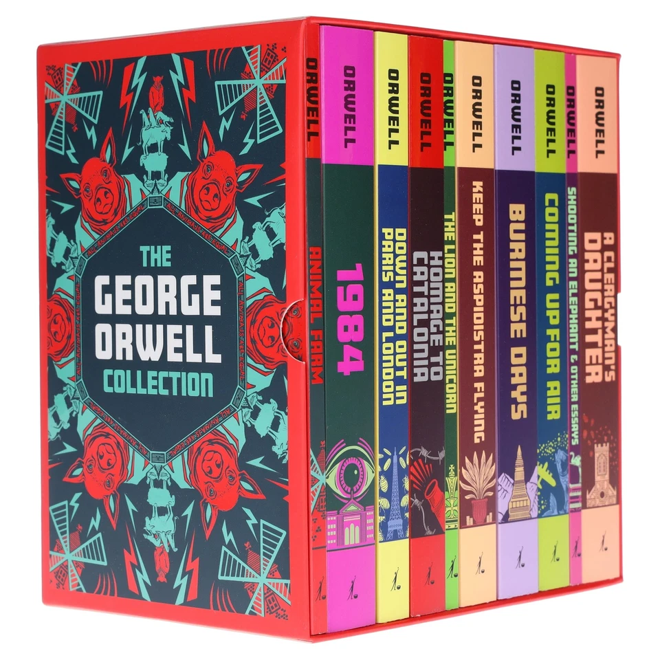 The George Orwell Complete 10 Books Collection Box Set - Fiction - Paperback Foto 1 de 4