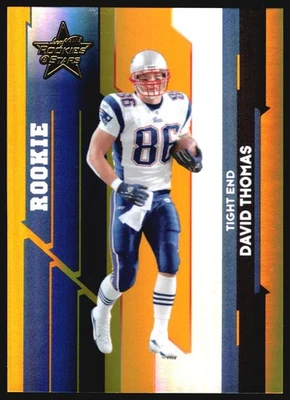 2006 Leaf Rookies & Stars DAVID THOMAS GOLD Rookie /25 #217 - Image 1 of 2