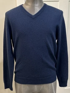 Club Room Men's Blue Estate Cashmere Pullover Knit Sweater Size S Preowned - Picture 1 of 7