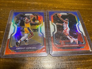 Panini Prizm rwb james harden dwight howard red white blue basketball cards