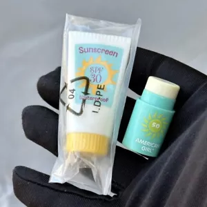 2Pcs Pretend Sunscreen for American Girl Doll Beach Swim Gear Accessoreis Toys - Picture 1 of 6