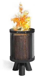 Feuerkorb Schwedenfeuer „PEDRO“ Feuersäule Gartenfackel Gartendeko Feuerstelle - Bild 1 von 3