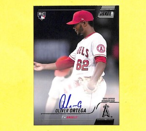2022 Topps Stadium Club Oliver Ortega Auto Autograph Rookie Card Angels 