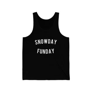 Snowday Funday Unisex Tank Top - Picture 1 of 9