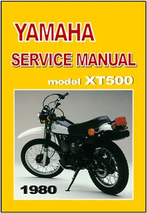 YAMAHA Workshop Manual XT500 G 1980 Maintenance Service & Repair XT500G - Picture 1 of 2