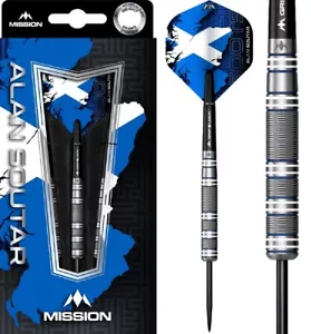 Mission Alan Soutar 90% Steeldarts Blau/Weiß Electo 22/24/26/28 Gramm - Bild 1 von 6