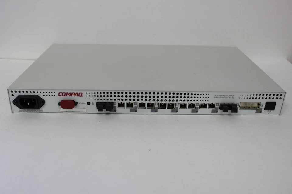 COMPAQ 176219-B21 STORAGEWORKS SAN SWITCH 8-EL  177615-001 WITH WARRANTY - Image 1 of 4