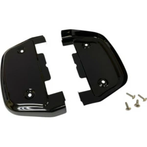 Drag Specialties Black Passenger Floorboard Covers Harley 86-20 Touring Softail - Picture 1 of 1