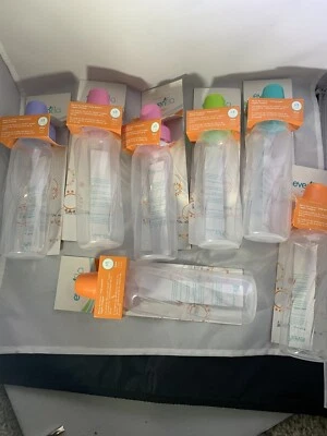 LOTE 7 frascos de pescoço padrão Evenflo Classic 0m+ fluxo lento 8 oz (quantidade #7) - Imagem 1 de 4