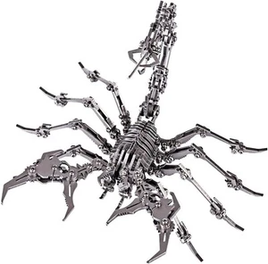 Steel Warcraft - Scorpione in acciaio - Puzzle meccanico in metallo - Foto 1 di 7