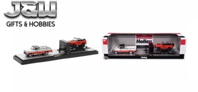 Camión Ford Ranger M2 1969 y Ford Bronco 1966 con camión Holley 36000-79' 1/64 Foto 1 de 2