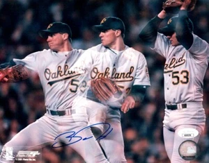 Barry Zito Signed Autographed 8X10 Photo Athletics Exposure CREASED JSA AI69376 - Picture 1 of 2