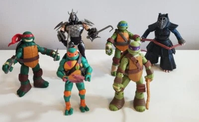 RARO Lote De Tortugas Ninja Adolescentes Mutantes Nickelodeon Viacom & SHREDDER🐢⚔️🗡 Foto 1 de 4