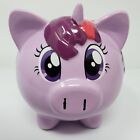 Hasbro My Little Pony MLP Twilight Sparkle Ceramic  Purple Piggy Bank