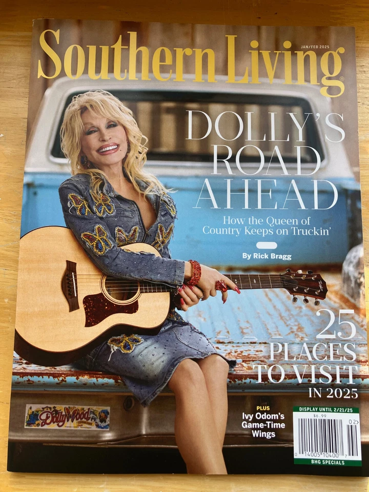 Dolly Parton Southern Living magazine January February 2025 cover article - Image 1 of 1