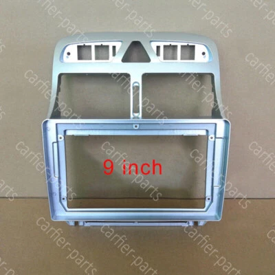 9 inch Car Radio Fascia Panel for Peugeot 307 2004 2005 2006-2013 stereo Frame - Image 1 of 4