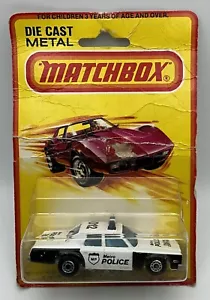 1982 Matchbox Lesney Superfast Police Car #10 - Picture 1 of 6