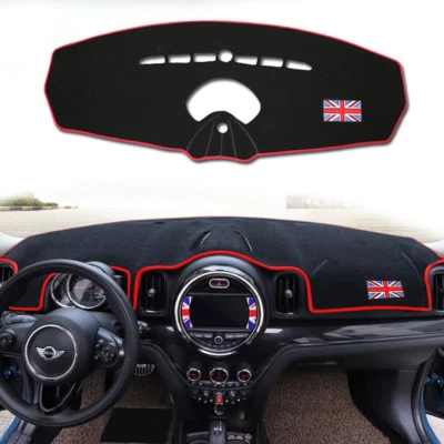 1 UK Flag Polyester Fib Cover Mat Dashboard Dash Mat Pad For MINI Cooper R55 R56 - Image 1 of 4