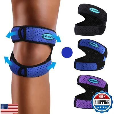 Rodillera profesional con rótula profesional para dolor de rodilla/desgarro de menisco, ajustable o Foto 1 de 4