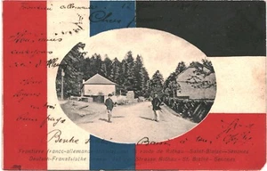 CPA Carte postale France Frontière France Allemagne sur la route de Rothau - Picture 1 of 2