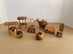 Konvolut Vintage Zeder Souvenirs Kalifornien Kentucky - Bild 1 von 1