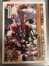 1992 Courtside Draft Pix Nate Turner Auto Nebraska Cornhuskers football