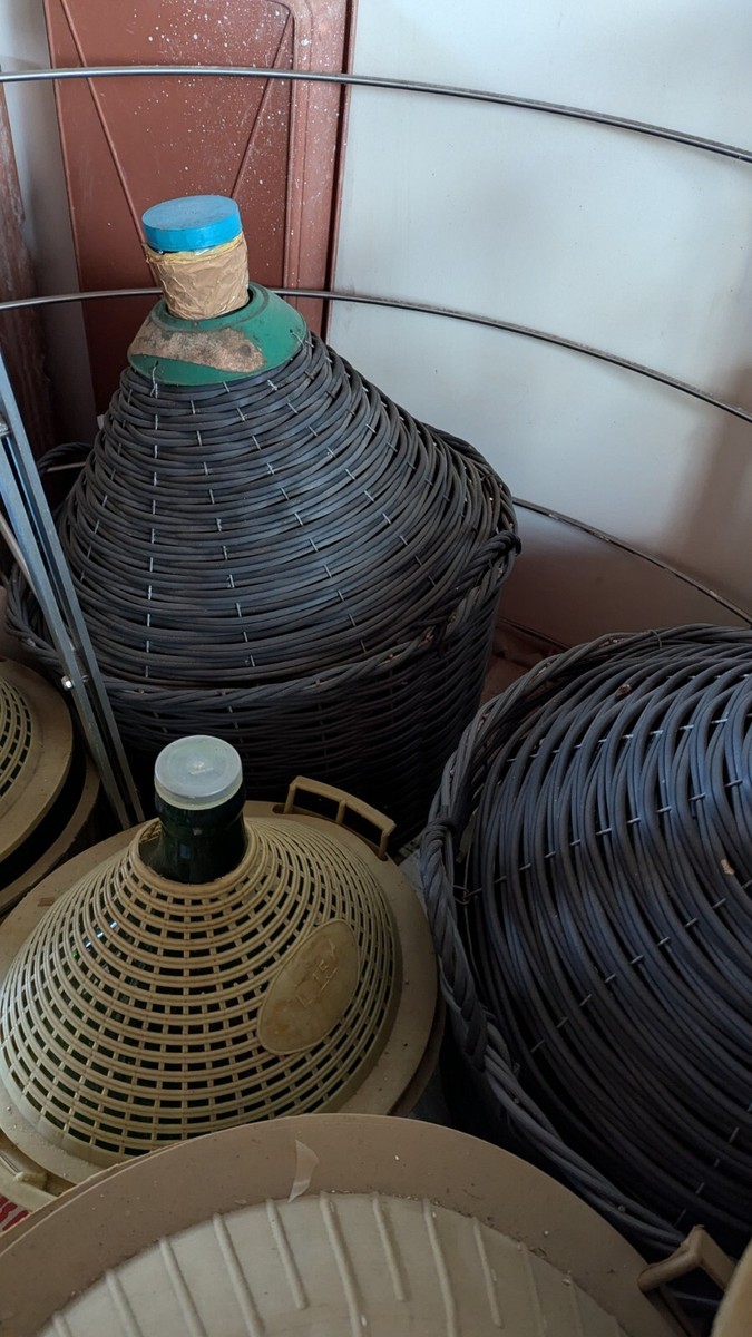 Damigiana Vetro 15 Litri Con Cestello Plastica - Bocca Larga Per Fermentazione Vino O Birra - Foto 4