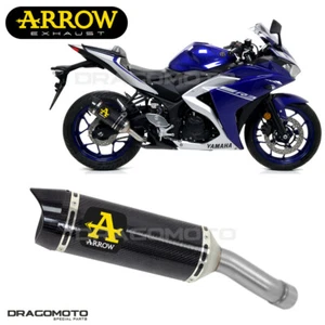 Exhaust YAMAHA YZF R3 2018 ARROW Carbon CC THUNDER - Picture 1 of 4