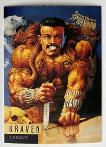 TARJETA COLECCIONABLE KRAVEN 95 FLEER ULTRA MARVEL COMICS #64 ARTISTA: VINCE EVANS - Imagen 1 de 2