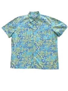 Vintage 90s Lilly Pulitzer Button Down Shirt Men Medium Beach Crab Fish Vacation - Picture 1 of 5