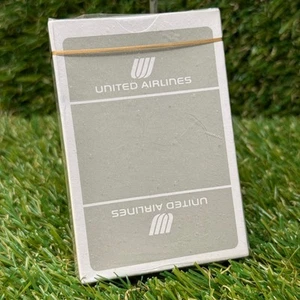 United Air Lines Playing Cards Gray Deck New UA Vintage - Picture 1 of 5