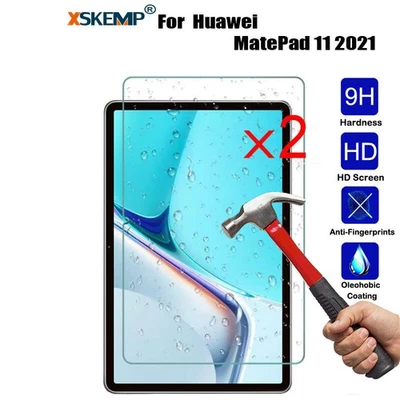 2PCS Tempered Glass Screen Protector Huawei MediaPad T3 T5 MatePad 11 T10s T10 - Image 1 of 4