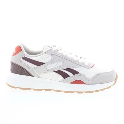 Zapatillas deportivas estilo de vida con cordones de cuero beige para hombre Reebok Gl1100 Foto 1 de 4